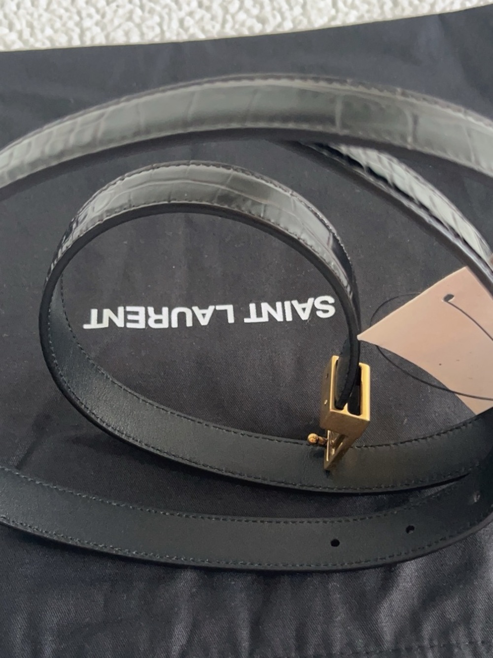 Saint Laurent La 66 Buckle Belt - Picture 10 of 16